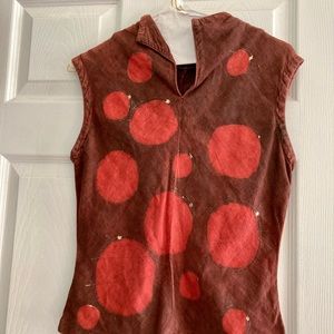 Rare! German “Luzifer” brand linen; vintage’84, hand-dyed